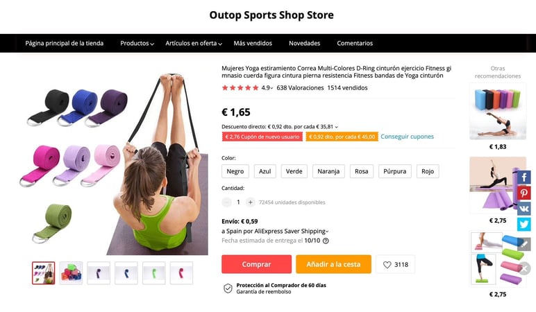 Vender en AliExpress España