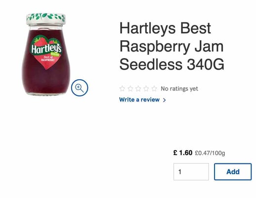 Grocery ecommerce Tesco