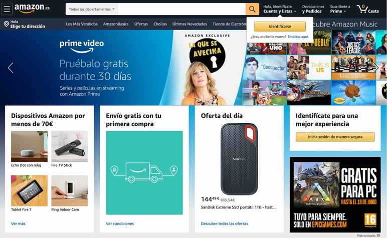 Canal de ventas marketplace de Amazon