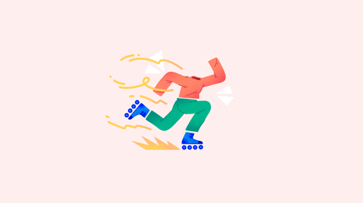 Clothes on an invisible persone skating