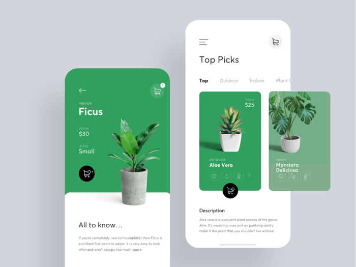 Plant shop app