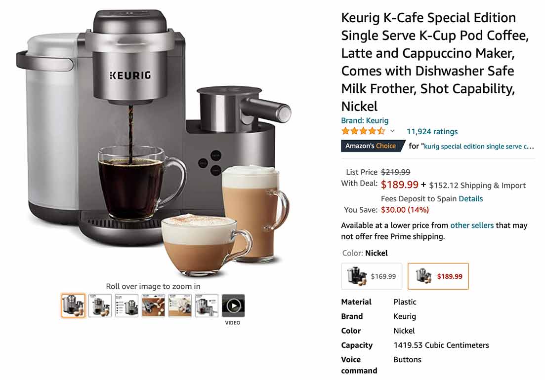 alcohol keurig amazon