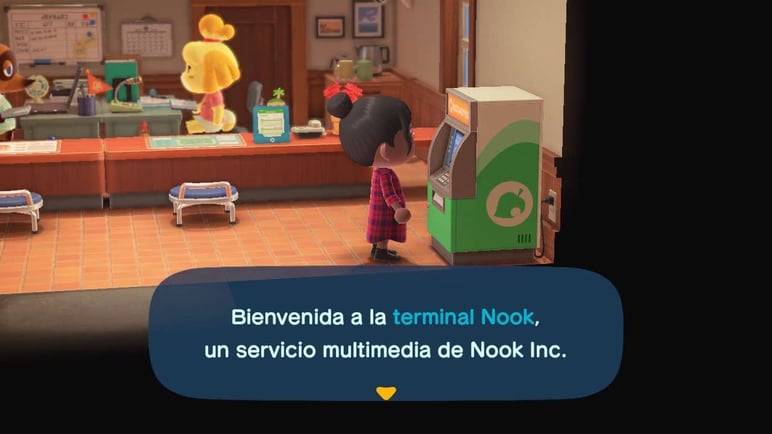 Ecommerce Telenook en Animal Crossing