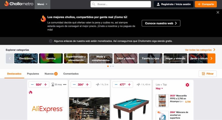 Black Friday: Aplicaciones para saber si de verdad han bajado los precios 3 Moncloa Chollómetro Black Friday