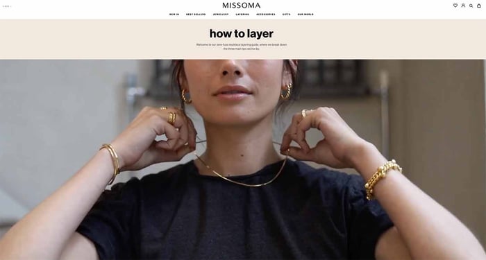Ecommerce de joyería