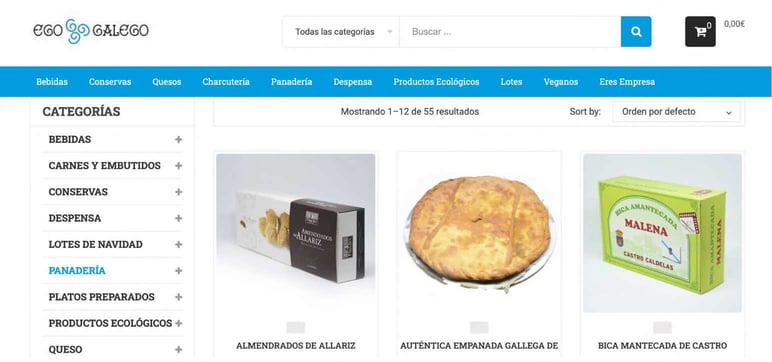 Montar un ecommerce local Ego Galego