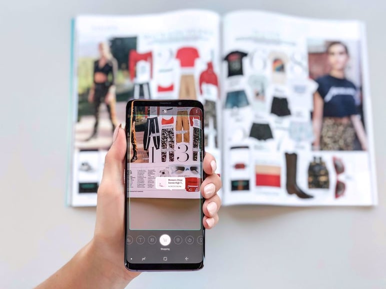 Elle visual search interface