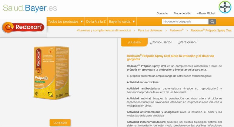 Farmacia B2B Bayer durante coronavirus