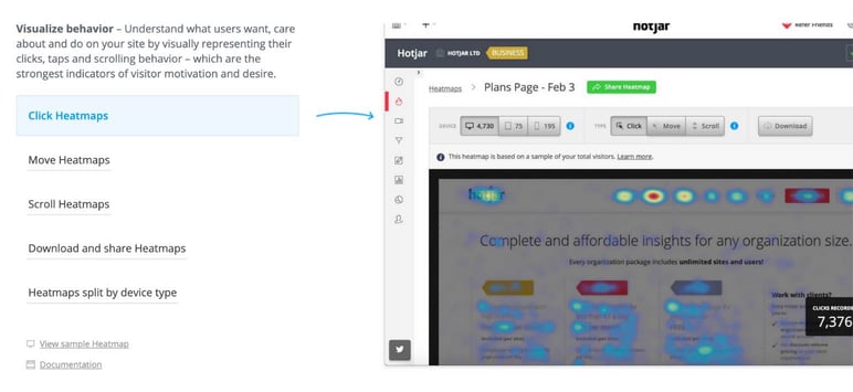 Mejores herramientas de growth hacking Hotjar