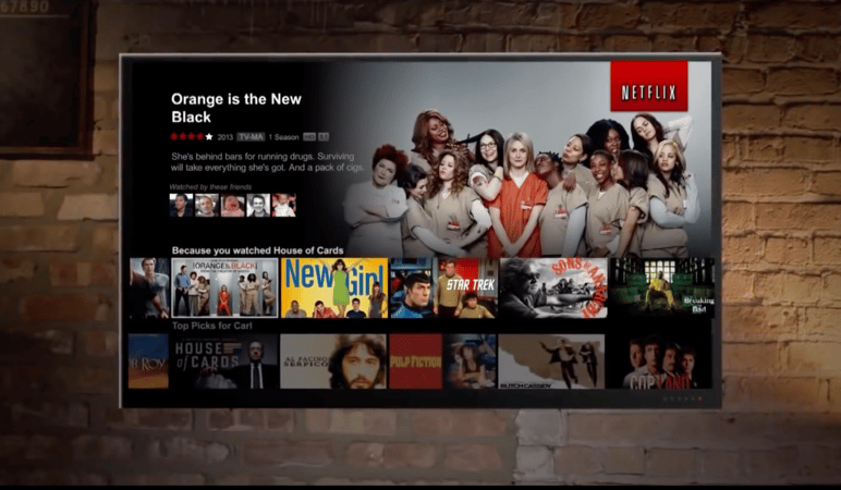 netflix-interface