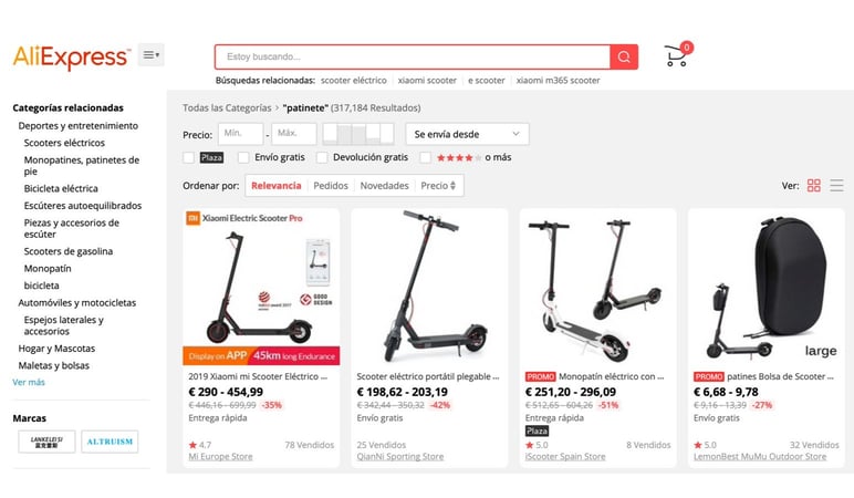 AliExpress entra en el mercado de Europa