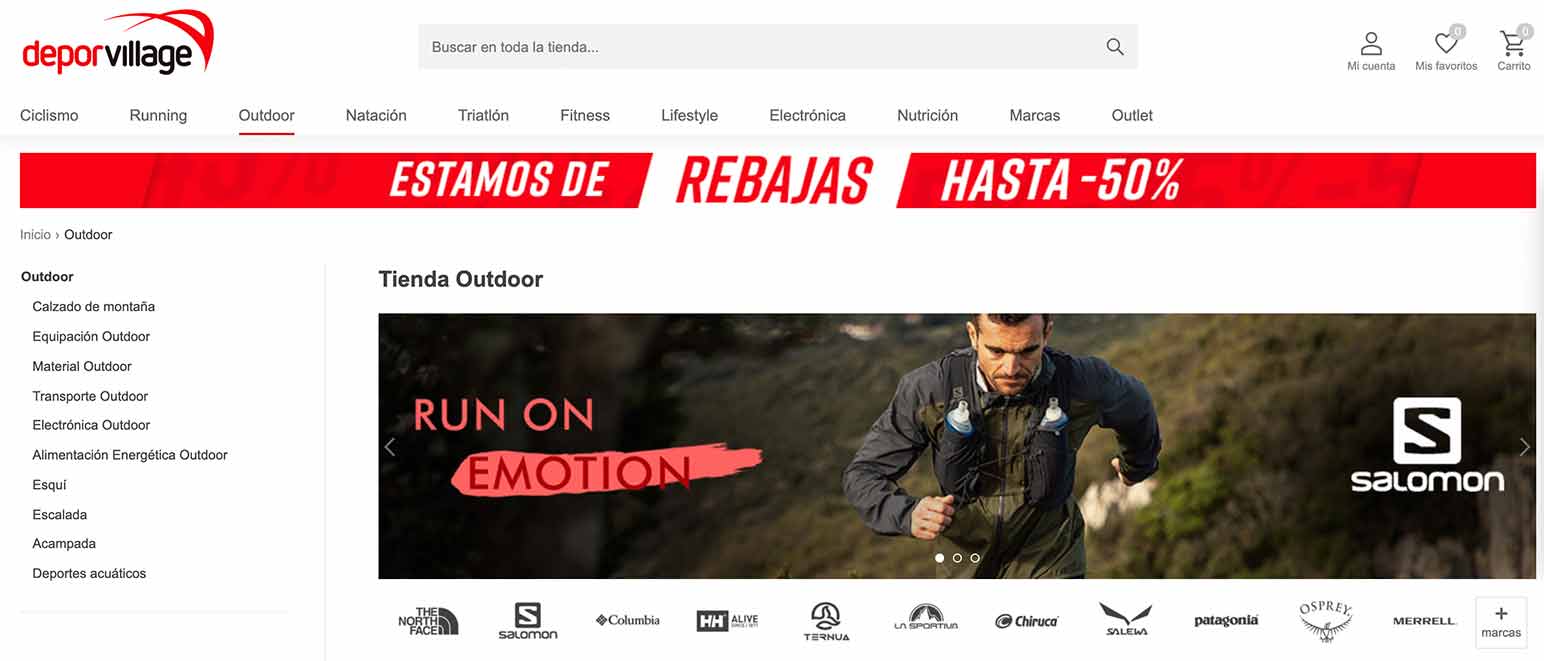 Tiendas running online hot sale