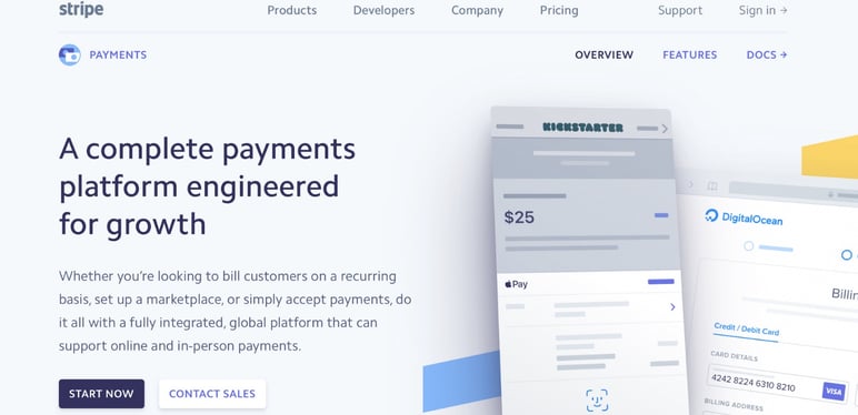 Payment systems online store