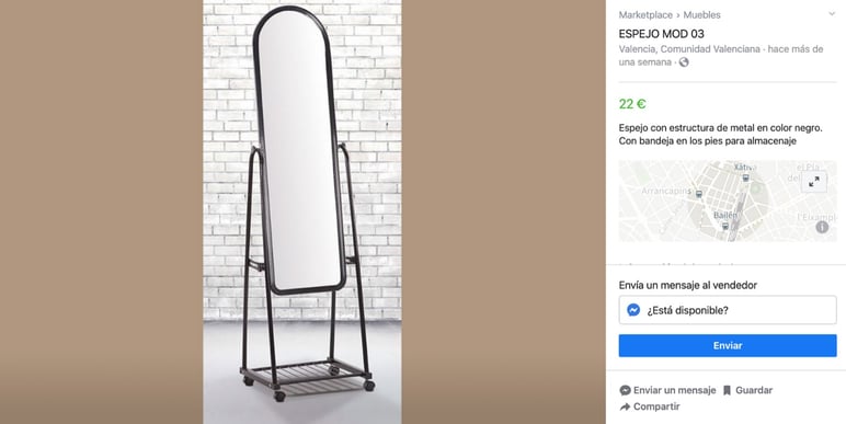 Cómo vender en Facebook marketplace