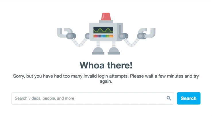 Vimeo error